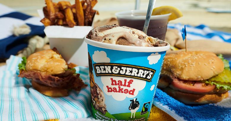 Snacks and Ben & Jerry's Ice Cream
