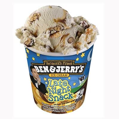 Pint of Ben & Jerry's Late Night Snack ice cream