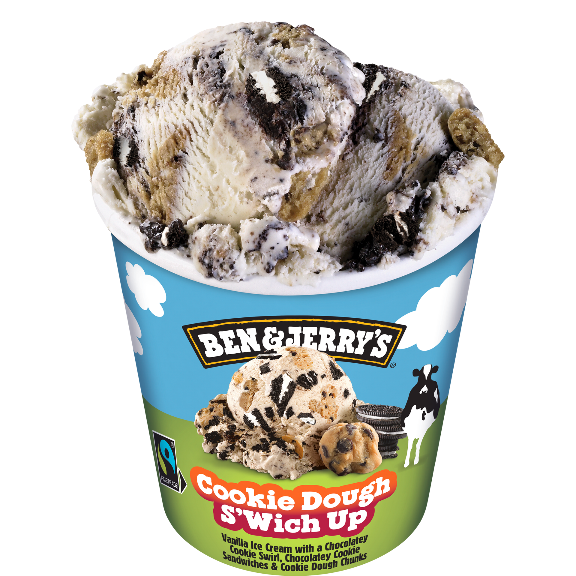 Cookie Dough S'wich Up Original Ice Cream Dessert Ice cream