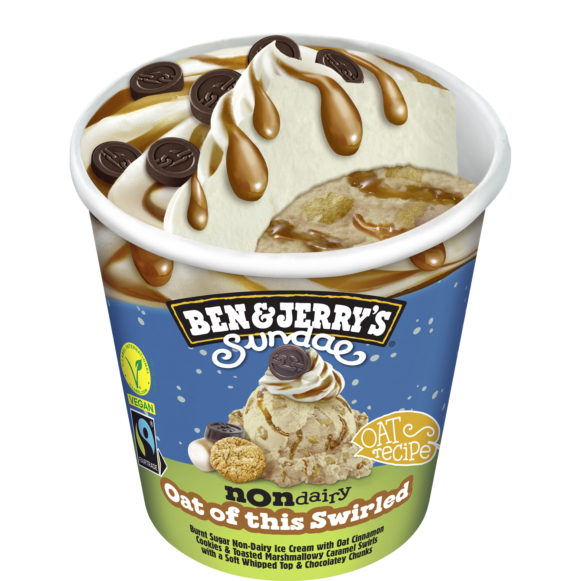 Oat of this Swirled Sundaes Dessert Ice cream