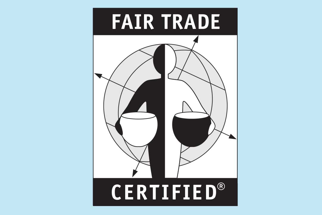 En poster med Fair Trade-uppgraderingen