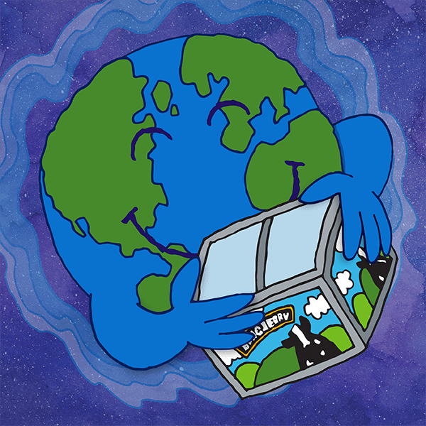 Ikon för renare grönare frysar